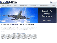 Tablet Screenshot of bluelineindustrial.com